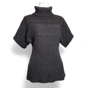 FWM Fenn Wright Manson Chunky Cable Knit Turtleneck Sweater Women's Autumn S